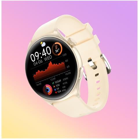 Smartwatch Mx16: Display Hd Da 1,43"", Chiamate Bluetooth Gold - Foto 5