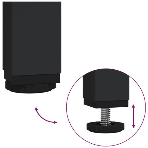 Tavolo Consolle Legno Vecchio 100x34.5x75 cm Legno Ingegnerizzato - Foto 9