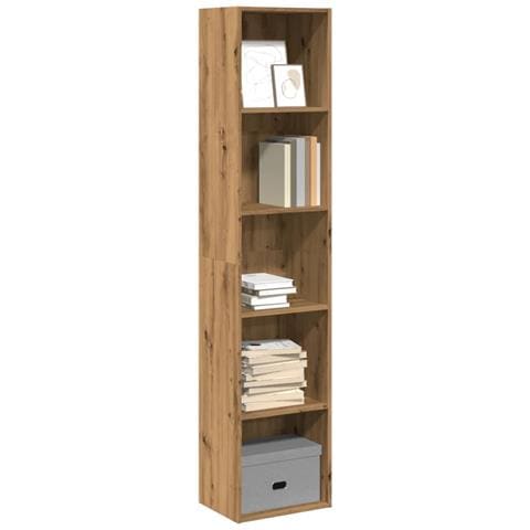 Libreria Rovere Artigianale 40x30x189 cm in Legno Multistrato - Foto 2
