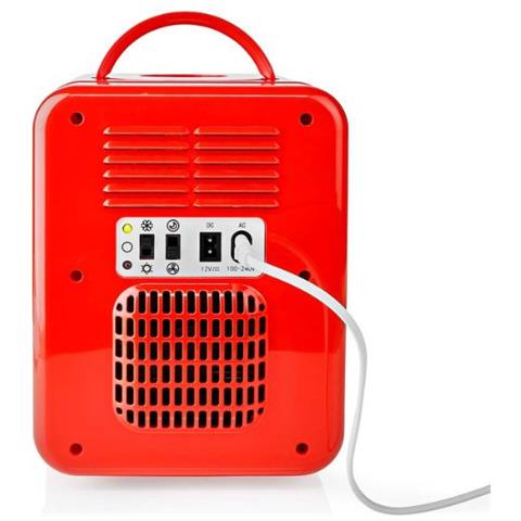 Mini Frigorifero Portatile | 4l. | 100-240v / 12v | Riscaldamento /raffreddamento | Rosso - Foto 4