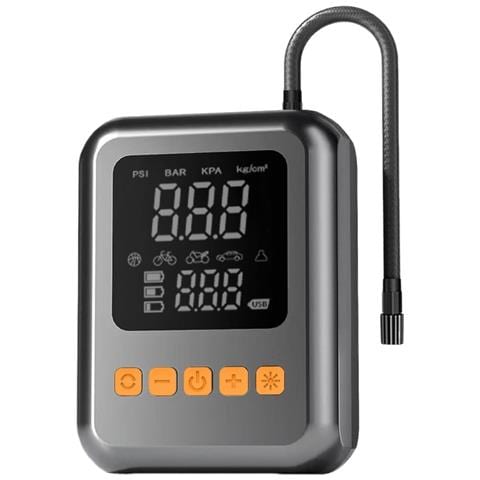 Mini Pompa Ad Aria Portatile Senza Fili Per Auto - Gonfiatore Ricaricabile Con Display Digitale - Foto 1