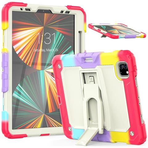 Custodia Per Ipad Pro 11/air 5/4 Con Supporto E Tracolla Colorata - Foto 1