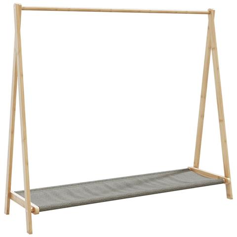 Appendiabiti con Ripiani 106x34x102 cm in Bambù - Foto 1