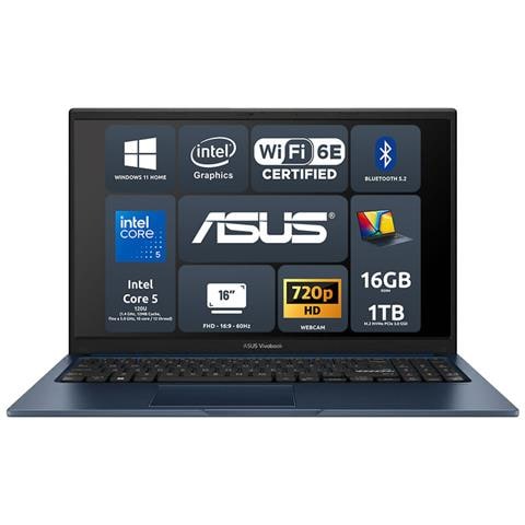 Vivobook 15 F1504va-bq128w Intel Core 5 120u 16gb Intel Graphics Ssd 1tb 16'' Fhd Win11 - Foto 1