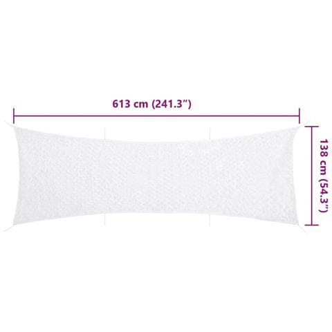 Rete Mimetica con Custodia di Conservazione 613x138 cm Bianca - Foto 7