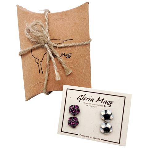 Confezione Di Orecchini Assortiti Sw In Argento E Cristallo Da 10µ Amat - Foto 2