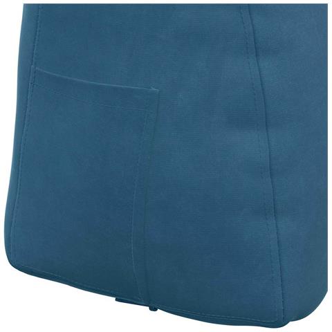 Cuscino per Schiena Blu 60 x 24 x 50 cm Velluto - Foto 9