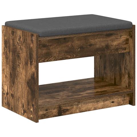 Panca per ingresso Quercia Affumicata 63 x 38 x 45 cm - Foto 1
