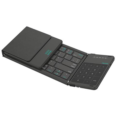 Custodia con Tastiera per Apple iPad Laptop PC - Black - Nero - Foto 4
