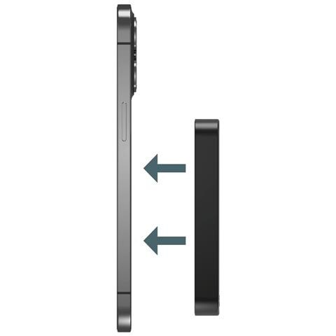 Power Bank - Lega di Alluminio, Vetro Temperato, Nero, 10000 mAh - Foto 2