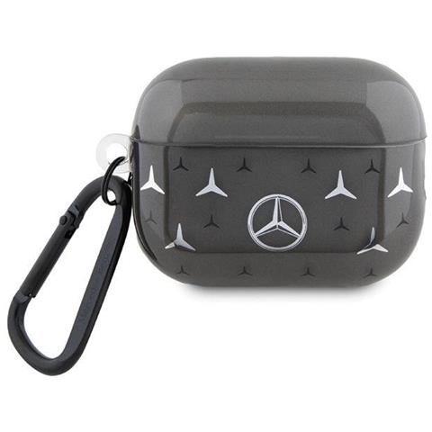 Custodia Per Airpods Pro 2 Mercedes (nera, Motivo A Grandi Stelle) - Foto 1