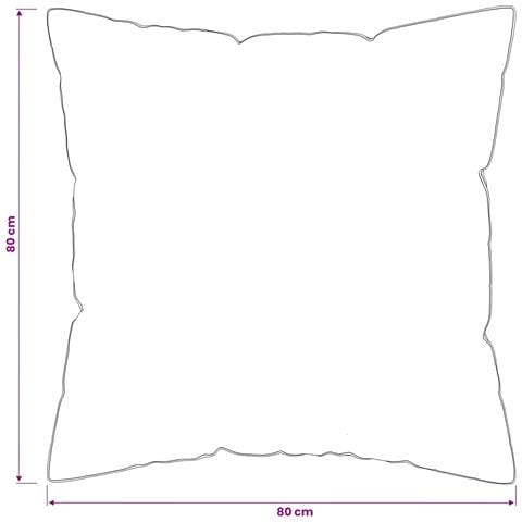 Cuscino FULDA 2 pz 80 x 80 cm 100% piuma d’oca e piumino Bianco - Foto 7
