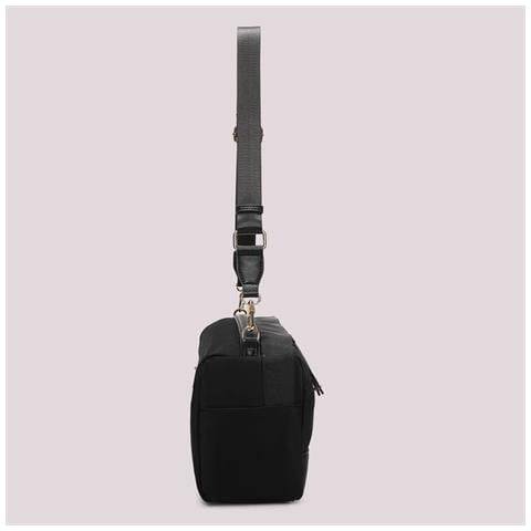 BORSA A BAULETTO IN NYLON MIMI' MUA' nera - Foto 2