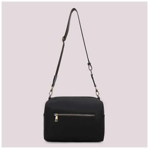 BORSA A BAULETTO IN NYLON MIMI' MUA' nera - Foto 3