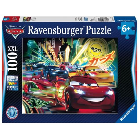 Puzzle Cars Neon Racers Disney 100 pz 49 x 36 cm R29A48 - Foto 2