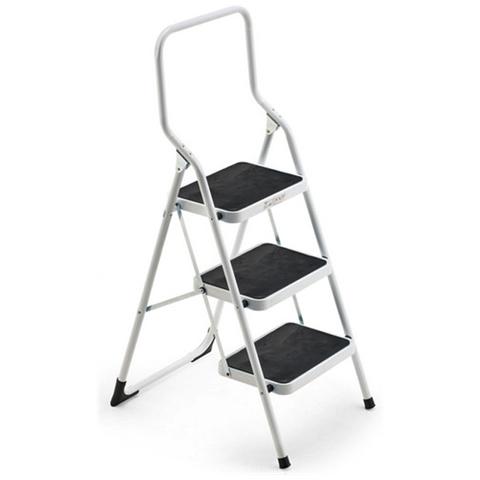 Scaletta in Allumini 3 Gradini Antisdrucciolo Antiscivolo - Foto 1