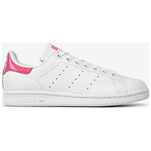 Original Stan Smith J Scarpa Tempo Libero Ragazze Uk Junior 4 - Foto 2