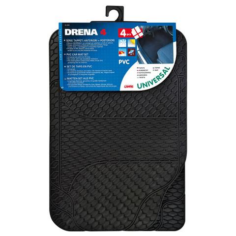 Set Tappeti Drena-4 In Pvc Nero - Foto 2