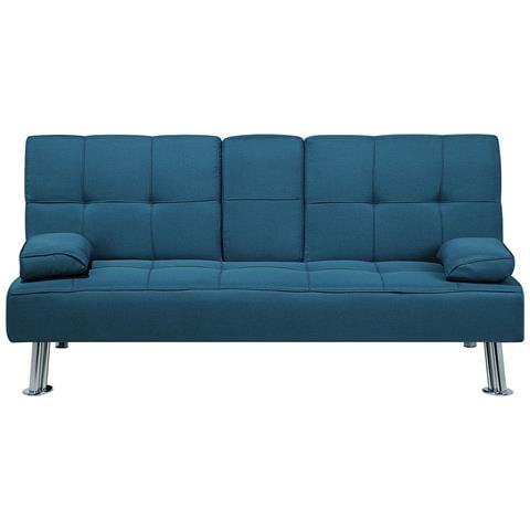 Divano Letto Moderno In Tessuto Blu Verde Roxen - Foto 30