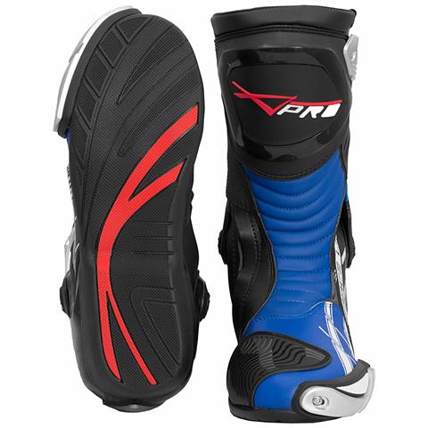 Stivali Omologati Ce Moto Quad Motocross Touring Sport Blu 40 - Foto 2