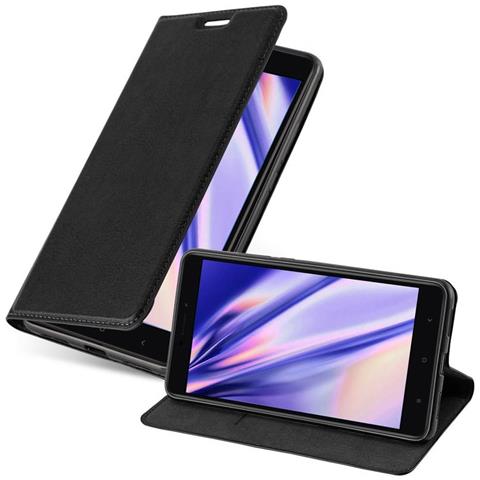 Custodia Compatibile Con Xiaomi Mi Max 2 In Nero Di Notte - Coperchio Protettiva Con Chiusura Magnetica, Funzione Stand E Tasca Per Le Carte - Foto 1