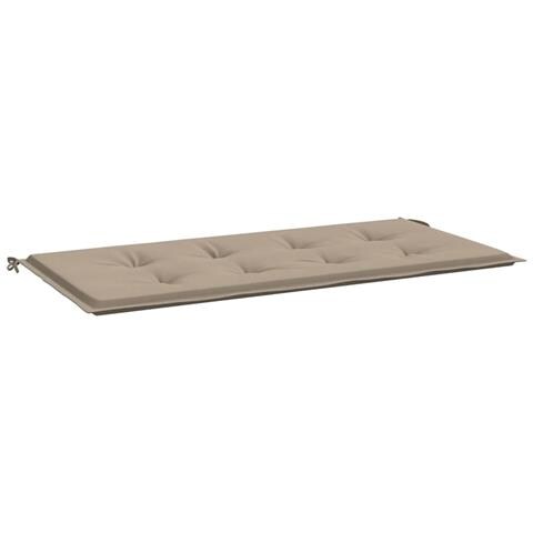 Cuscino per Panca da Giardino Grigio Talpa 100x50x4 cm - Foto 1