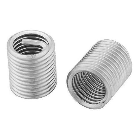 60pcs In Acciaio Inox Filo Inserti Filettati Assortimento Metrica Helicoil Tipo Riparazione Filettature Kit Inserti M3 M4 M5 M6 M8 M10 M12 - Foto 1