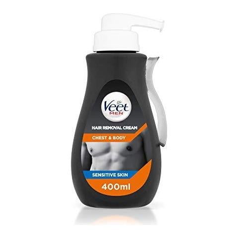 Rimozione Uomini Capelli Crema Petto Corpo 400ml - Foto 1