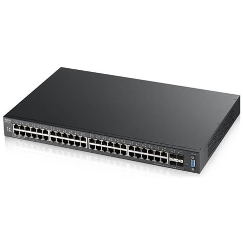 Switch Gestito XGS2210-52 Layer 2 52 Porte / Interfacce 48 x Gigabit Ethernet / 4 x Gigabit SFP / Colore Nero  - Foto 2