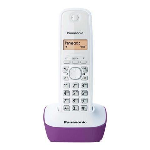KX-TG1611FRF, DECT, Parete, Porpora, Bianco, Ricevitore, LCD, AAA - Foto 1