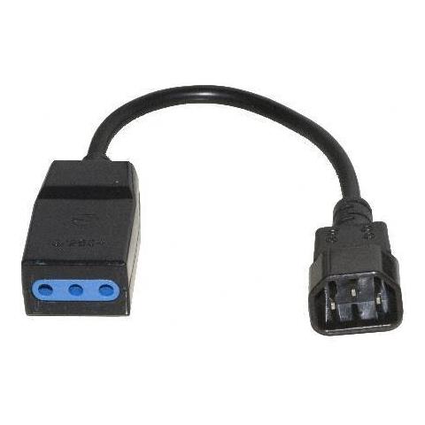 LK10058 Accoppiatore C14 Nero cavo di alimentazione - Foto 1