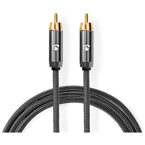 CATB24100GY50 cavo audio 5 m RCA Grigio - Foto 1