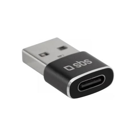 Sbs Teadaptusbtc Adattatore Per Inversione Del Genere Dei Cavi Usb Type-a Usb Tipo-c Nero - Foto 3