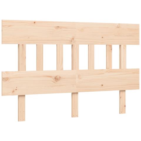 Giroletto Con Testiera 140x190 Cm In Legno Massello - Foto 9