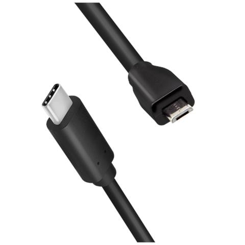 Cu0197 Cavo Usb 1 M Usb 2.0 Usb C Micro-usb B Nero - Foto 3