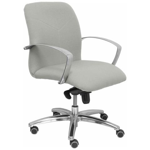 Poltrona Da Ufficio Caudete Bbali40 Grigio Grigio Chiaro - Foto 1