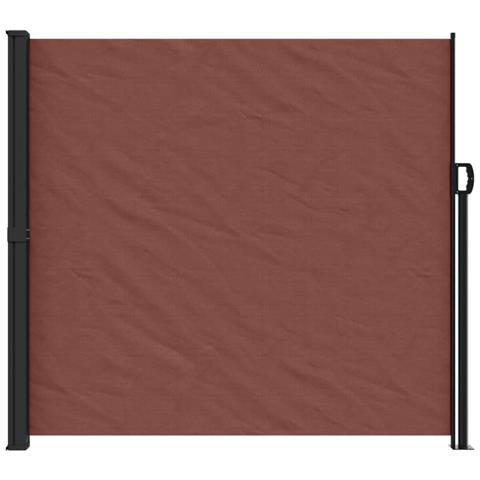 Tenda Da Sole Laterale Retrattile Marrone 180x600 Cm - Foto 3