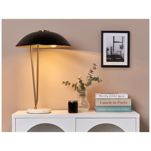 Lampada Da Tavolo Danto Metallo Nero - Foto 1