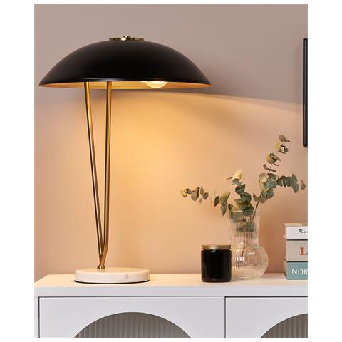 Lampada Da Tavolo Danto Metallo Nero - Foto 8