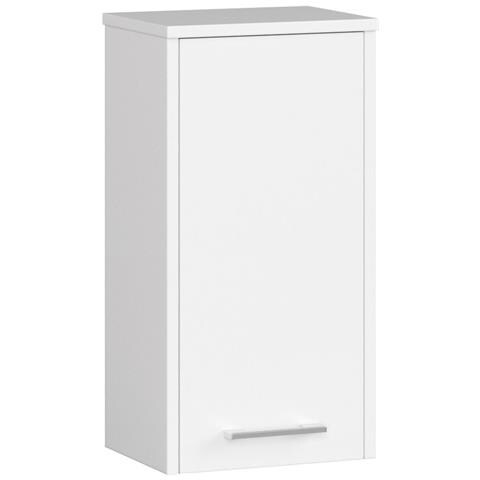 Mobile da Bagno sospeso FIN, 1 anta, 30x22,5x60 cm, Colore Bianco - Foto 1