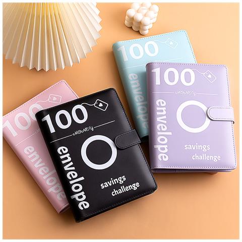 Raccoglitore Di Sfide Per Il Risparmio Di Denaro Pink - Foto 2