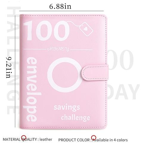 Raccoglitore Di Sfide Per Il Risparmio Di Denaro Pink - Foto 5
