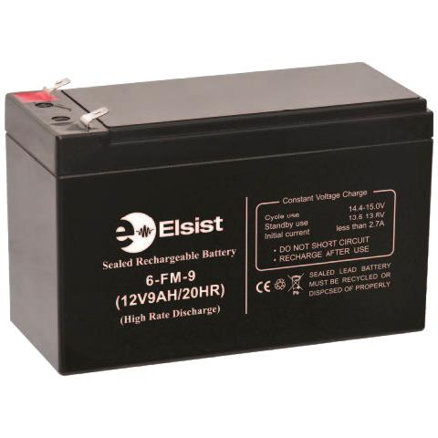 Elsist BT009R Acido piombo (VRLA) 12 V 9 Ah - Foto 1