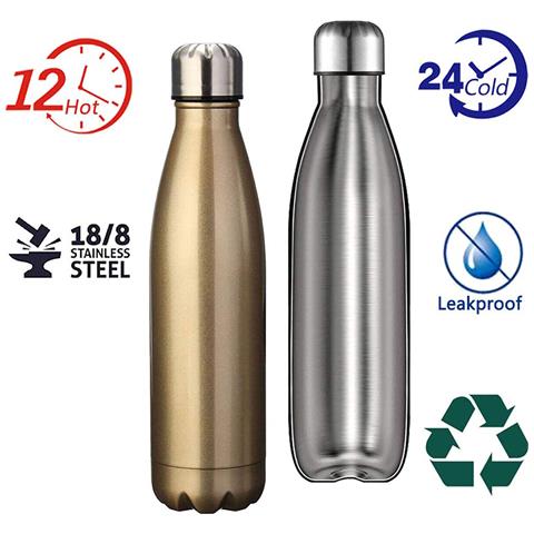 Portatile Borraccia Bottiglia D'acqua Acciaio Inox Termica Caldo Freddo 550 Ml - Foto 3