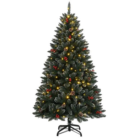 Albero Di Natale Artificiale Con 300 Led 210 Cm - Foto 2