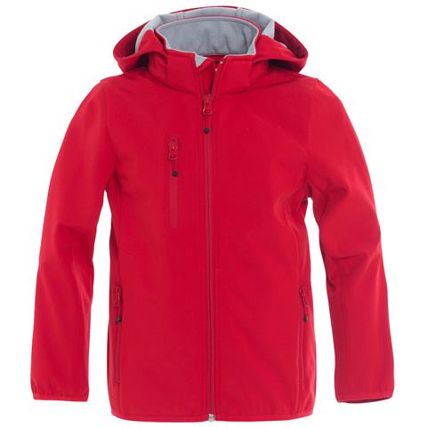 Basic Softshell Kid Rosso 130/140 - Foto 1