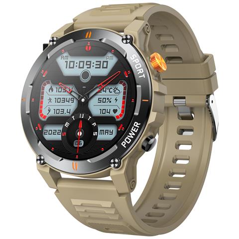Radiant - Collezione Queensboro - Orologio intelligente, Smartwatch con frequenzimetro, misuratore di pressione sanguigna, del sonno e funzione dell' attività digitale. Compatibile con Android iOS