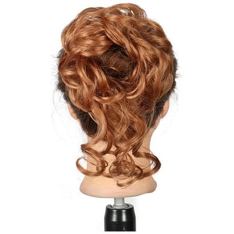 Chignon Per Capelli Lunghi Avvolgente Attorno Al Parrucchino Scrunchie - Foto 1