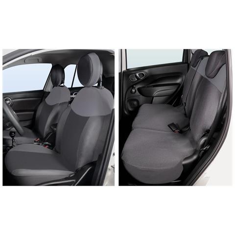 Serie Completa Coprisedili Personalizzati Fiat 500l Tess. Antracite/grigio Piombo - Foto 1