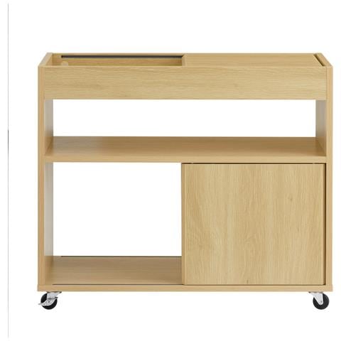 Tavolino Con Ruote 70x30x60cm Fbt152-n - Foto 1